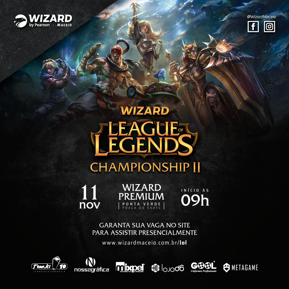 Wizard promove a segunda edição do League of Legends Championship
