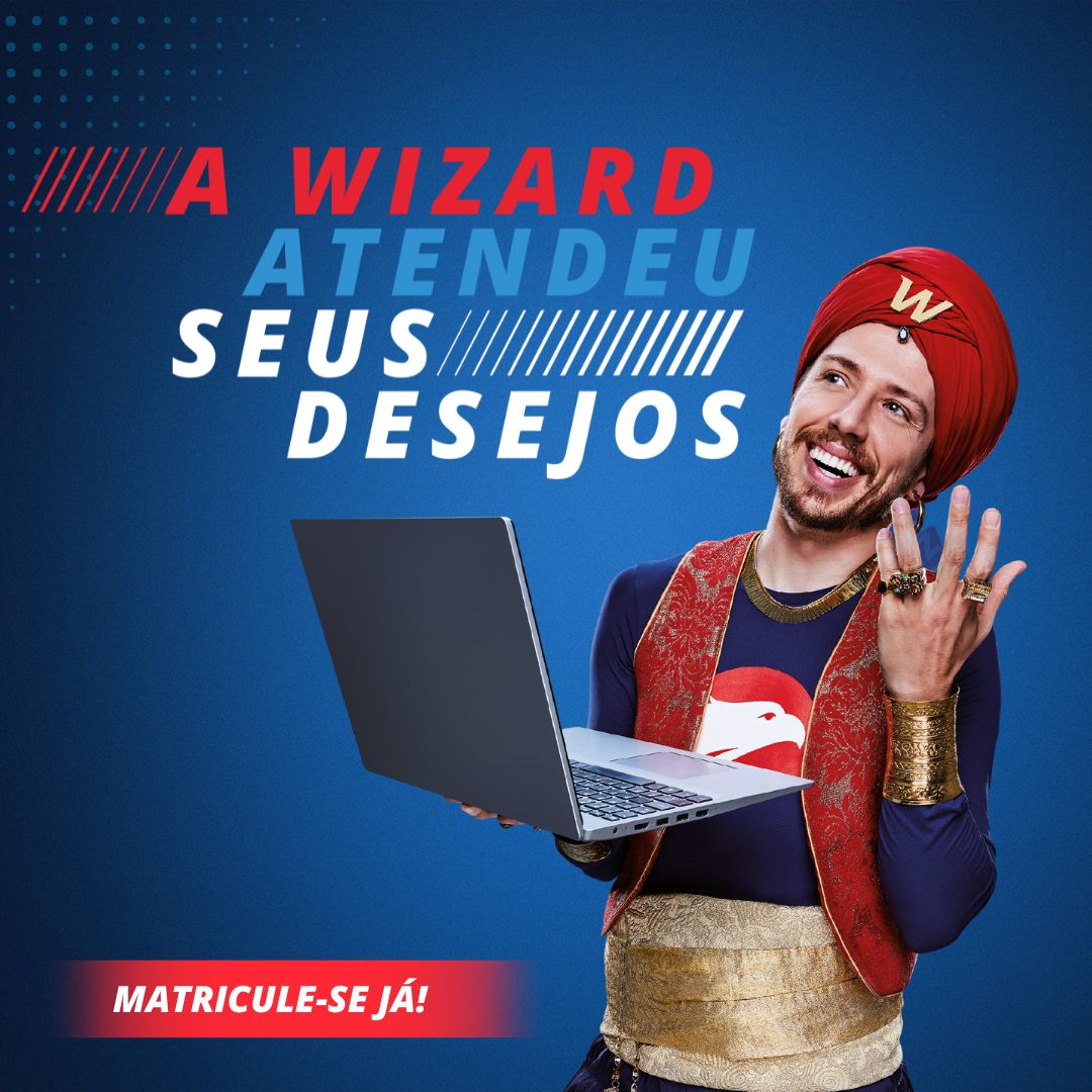 Cursos de Idiomas: Matrículas abertas, vem pra Wizard! - Wizard